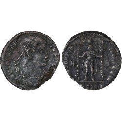 Moneda Imperio Romano Maiorina Constancio II 350 d.C. Moneda Imperio Romano Maiorina Constancio II 350 d.C.