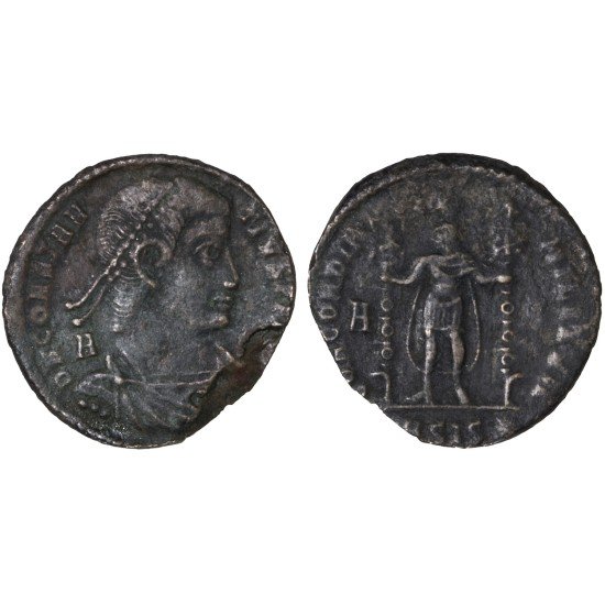 Moneda Imperio Romano Maiorina Constancio II 350 d.C. Moneda Imperio Romano Maiorina Constancio II 350 d.C.