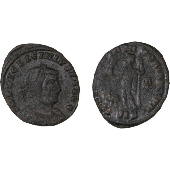 Moneda Imperio Romano Follis Licinio I 313 d.C.
