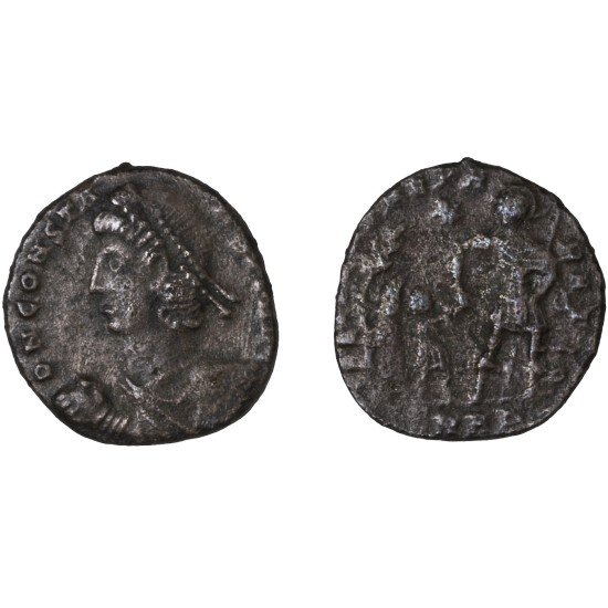 Moneda Imperio Romano ½ maiorina Constante 348-350 d.C. Moneda Imperio Romano ½ maiorina Constante 348-350 d.C.