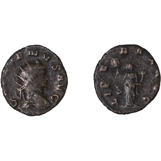 Moneda Imperio Romano Antoniniano Galieno 262-263 d.C. Moneda Imperio Romano Antoniniano Galieno 262-263 d.C.