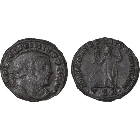 Moneda Imperio Romano Follis Licinio I 312-313 d.C.