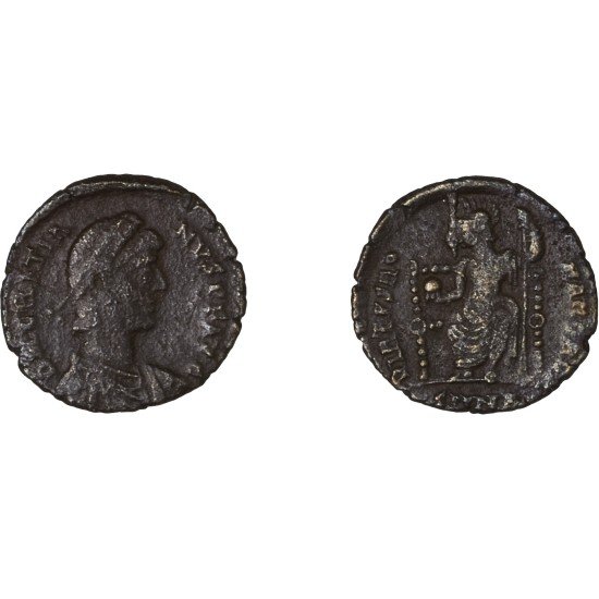 Moneda Imperio Romano Centenional Graciano 379-383 d.C. Moneda Imperio Romano Centenional Graciano 379-383 d.C.
