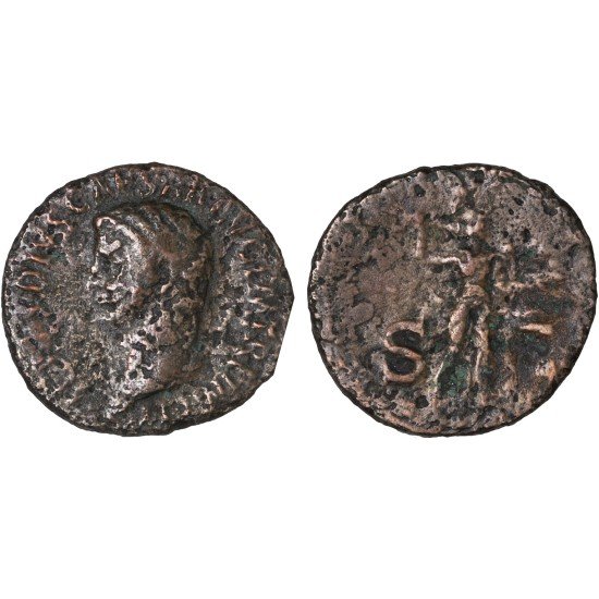 Moneda Imperio Romano As Claudio I 42 d.C. Moneda Imperio Romano As Claudio I 42 d.C.