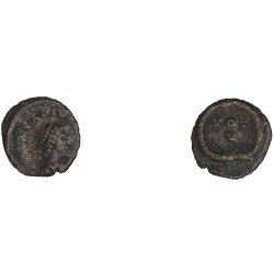 Moneda Imperio Romano ¼ de maiorina Arcadio 383-384 d.C.
