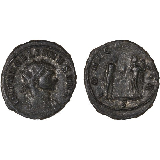 Moneda Imperio Romano Antoniniano Aureliano 272 d.C. Moneda Imperio Romano Antoniniano Aureliano 272 d.C.