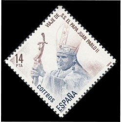 España Spain 2675 1982 Visita de SS el Papa Juan Pablo II a España MNH España Spain 2675 1982 Visita de SS el Papa Juan Pablo II a España MNH
