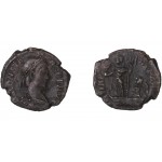 Moneda Imperio Romano ¼ de maiorina Constante 348-349 d.C.