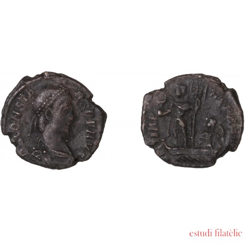 Moneda Imperio Romano ¼ de maiorina Constante 348-349 d.C. Moneda Imperio Romano ¼ de maiorina Constante 348-349 d.C.