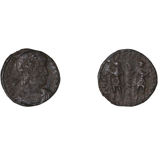 Moneda Imperio Romano Centenional Constantino II 337-340 d.C.
