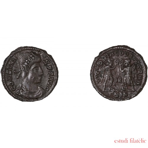 Moneda Imperio Romano Centenional Constante 345-346 d.C.