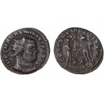Moneda Imperio Romano Radiado post reforma Maximiano 295-299 d.C.
