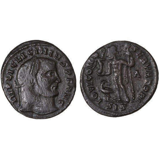 Moneda Imperio Romano Follis Licinio I 313-315 d.C.