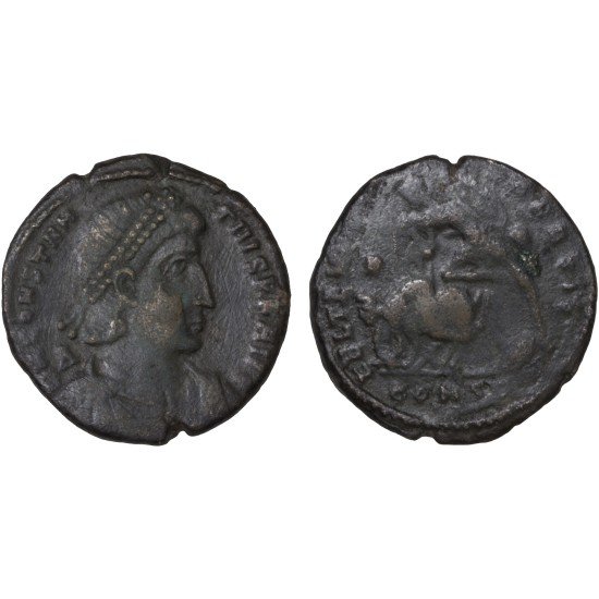 Moneda Imperio Romano Maiorina Constancio II 352-353 d.C. Moneda Imperio Romano Maiorina Constancio II 352-353 d.C.