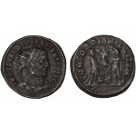 Moneda Imperio Romano Radiado post reforma Diocleciano 295-298 d.C.