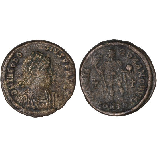Moneda Imperio Romano Decargiro Teodosio I 393-395 d.C. Moneda Imperio Romano Decargiro Teodosio I 393-395 d.C.