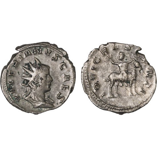 Moneda Imperio Romano Antoniniano Valeriano II 257-258 d.C. Moneda Imperio Romano Antoniniano Valeriano II 257-258 d.C.