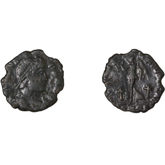 Moneda Imperio Romano Centenional Valente 367-375 d.C.