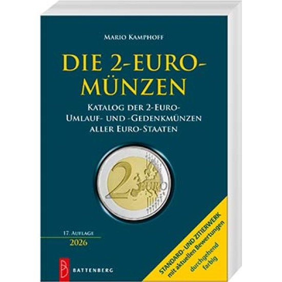 Catálogo de Monedas de 2 Euros, 17.ª Edición 2026 Catálogo de Monedas de 2 Euros, 17.ª Edición 2026