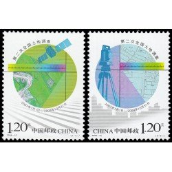 China 4560/61 2008 Segundo levantamiento topográfico de la China MNH China 4560/61 2008 Segundo levantamiento topográfico de la China MNH