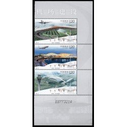 China 4587/90 2008 Construcción de aeropuertos internacionales MNH China 4587/90 2008 Construcción de aeropuertos internacionales MNH