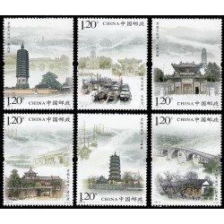 China 4663/68 2009 El Gran canal Pekín-Hangzou MNH China 4663/68 2009 El Gran canal Pekín-Hangzou MNH