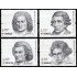 China 4744/47 2010 Personalidades Música Grandes compositores extranjeros MNH