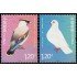 China 4896/97 2012 Fauna Aves 20 aniv. de las relaciones diplomáticas con Israel Emisión conjunta con Israel MNH