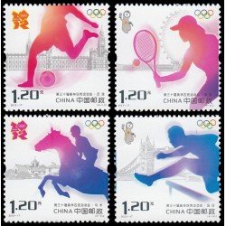 China 4929/32 2012 Juegos olímpicos de verano en Londres MNH