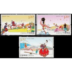 China 4957/59 2012 Vida cotidiana y cultura de Yanbian MNH