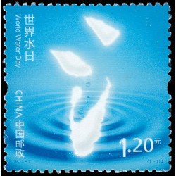 China 5006 2013 Día mundial del agua MNH