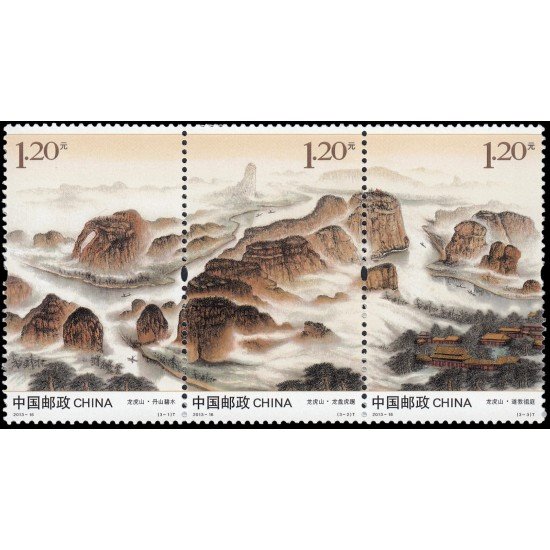 China 5044/46 2013 Montaña Tigre y Dragón MNH China 5044/46 2013 Montaña Tigre y Dragón MNH