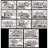 China 5261/73 2015 70 aniv. de la victoria China contra la agresión japonesa y la guerra mundial antifascista MNH
