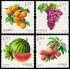 China 5350/53 2016 Flora Frutas (II) MNH