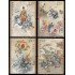 China 5421/24 2017 Clásicos de la literatura china La peregrinación al oeste (II) MNH