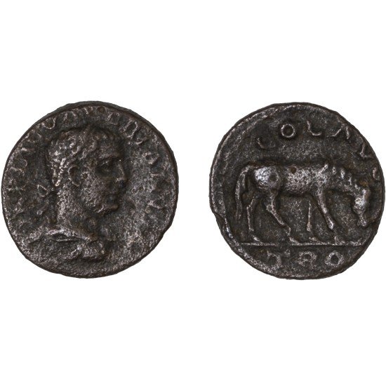 Moneda Imperio Romano Assarion Valeriano 253-260 d.C. Moneda Imperio Romano Assarion Valeriano 253-260 d.C.