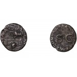 Moneda Imperio Romano Cuadrante Claudio I 41 d.C.