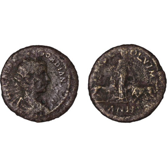 Moneda Imperio Romano Dupondio provincial Gordiano III 240-241 d.C. Moneda Imperio Romano Dupondio provincial Gordiano III 240-241 d.C.