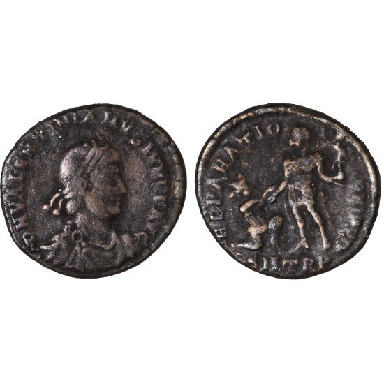 Moneda Imperio Romano Maiorina Valentiniano II 379-383 d.C. Moneda Imperio Romano Maiorina Valentiniano II 379-383 d.C.