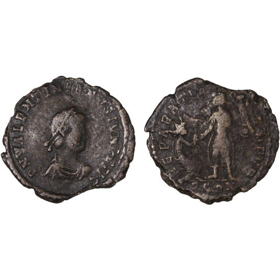 Moneda Imperio Romano Maiorina Valentiniano II 379-383 d.C. Moneda Imperio Romano Maiorina Valentiniano II 379-383 d.C.