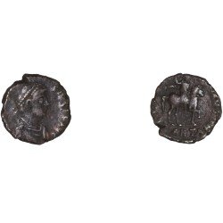 Moneda Imperio Romano Centenional Teodosio I 393-395 d.C.