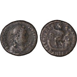 Moneda Imperio Romano Maiorina Teodosio I 383-386 d.C. Moneda Imperio Romano Maiorina Teodosio I 383-386 d.C.