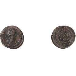 Moneda Imperio Romano ¼ de maiorina Valentiniano II 383 d.C.