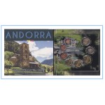 Andorra 2018 Cartera Oficial Euros € Valores de Andorra Tirada 20.000