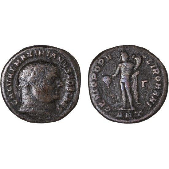 Moneda Imperio Romano Follis Galerio 299-300 d.C. Moneda Imperio Romano Follis Galerio 299-300 d.C.