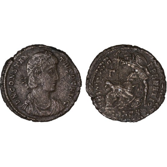 Moneda Imperio Romano Maiorina Constancio II 348-351 d.C. Moneda Imperio Romano Maiorina Constancio II 348-351 d.C.