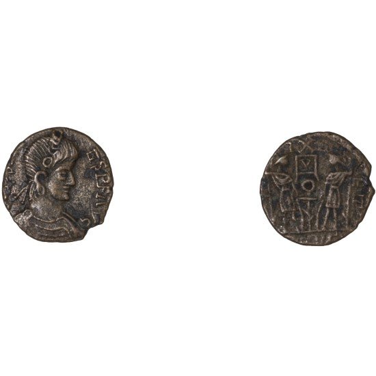 Moneda Imperio Romano Centenional Constante después de 341 d.C. Moneda Imperio Romano Centenional Constante después de 341 d.C.