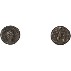 Moneda Imperio Romano Nummus Teodosio I 388-395 d.C.