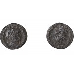 Moneda Imperio Romano ½ follis Divo Maximiano 317-318 d.C.