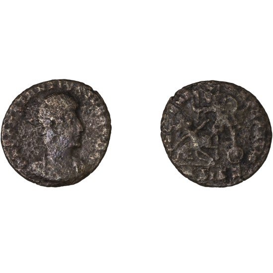 Moneda Imperio Romano Maiorina Constancio Galo 353-354 d.C.